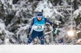 10.12.2023, Oestersund, Sweden (SWE): Francesco De Fabiani (ITA) - FIS world cup cross-country, 10km, Oestersund (SWE). www.nordicfocus.com. © Modica/NordicFocus. Every downloaded picture is fee-liable.