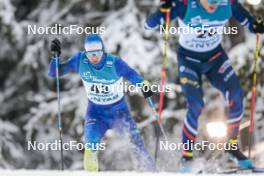10.12.2023, Oestersund, Sweden (SWE): Olzhas Klimin (KAZ) - FIS world cup cross-country, 10km, Oestersund (SWE). www.nordicfocus.com. © Modica/NordicFocus. Every downloaded picture is fee-liable.