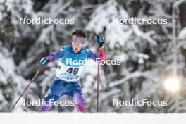 10.12.2023, Oestersund, Sweden (SWE): Will Koch (USA) - FIS world cup cross-country, 10km, Oestersund (SWE). www.nordicfocus.com. © Modica/NordicFocus. Every downloaded picture is fee-liable.