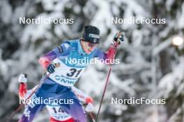 10.12.2023, Oestersund, Sweden (SWE): Scott Patterson (USA) - FIS world cup cross-country, 10km, Oestersund (SWE). www.nordicfocus.com. © Modica/NordicFocus. Every downloaded picture is fee-liable.