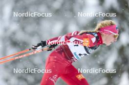 10.12.2023, Oestersund, Sweden (SWE): Teresa Stadlober (AUT) - FIS world cup cross-country, 10km, Oestersund (SWE). www.nordicfocus.com. © Modica/NordicFocus. Every downloaded picture is fee-liable.