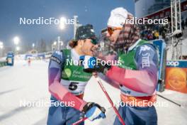 09.12.2023, Oestersund, Sweden (SWE): James Clinton Schoonmaker (USA), Ben Ogden (USA), (l-r)  - FIS world cup cross-country, individual sprint, Oestersund (SWE). www.nordicfocus.com. © Modica/NordicFocus. Every downloaded picture is fee-liable.