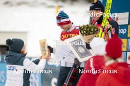 17.12.2023, Trondheim, Norway (NOR): Paal Golberg (NOR), Johannes Hoesflot Klaebo (NOR), (l-r)  - FIS world cup cross-country, 10km, Trondheim (NOR). www.nordicfocus.com. © Modica/NordicFocus. Every downloaded picture is fee-liable.