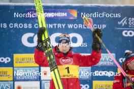 15.12.2023, Trondheim, Norway (NOR): Johannes Hoesflot Klaebo (NOR) - FIS world cup cross-country, individual sprint, Trondheim (NOR). www.nordicfocus.com. © Modica/NordicFocus. Every downloaded picture is fee-liable.