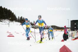 16.12.2023, Trondheim, Norway (NOR): Hilla Niemela (FIN), Novie Mccabe (USA), Anne Kyllonen (FIN), (l-r)  - FIS world cup cross-country, skiathlon, Trondheim (NOR). www.nordicfocus.com. © Modica/NordicFocus. Every downloaded picture is fee-liable.