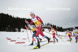 16.12.2023, Trondheim, Norway (NOR): Johannes Hoesflot Klaebo (NOR) - FIS world cup cross-country, skiathlon, Trondheim (NOR). www.nordicfocus.com. © Modica/NordicFocus. Every downloaded picture is fee-liable.
