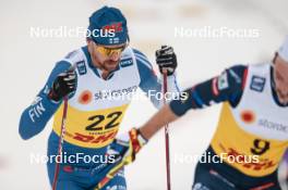 16.12.2023, Trondheim, Norway (NOR): Perttu Hyvarinen (FIN) - FIS world cup cross-country, skiathlon, Trondheim (NOR). www.nordicfocus.com. © Modica/NordicFocus. Every downloaded picture is fee-liable.