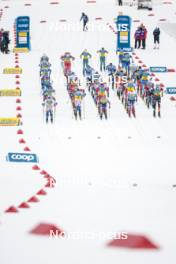 16.12.2023, Trondheim, Norway (NOR): Start of womens race - FIS world cup cross-country, skiathlon, Trondheim (NOR). www.nordicfocus.com. © Modica/NordicFocus. Every downloaded picture is fee-liable.