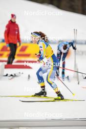 16.12.2023, Trondheim, Norway (NOR): Moa Lundgren (SWE) - FIS world cup cross-country, skiathlon, Trondheim (NOR). www.nordicfocus.com. © Modica/NordicFocus. Every downloaded picture is fee-liable.