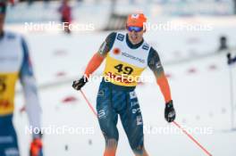 16.12.2023, Trondheim, Norway (NOR): Andrew Young (GBR) - FIS world cup cross-country, skiathlon, Trondheim (NOR). www.nordicfocus.com. © Modica/NordicFocus. Every downloaded picture is fee-liable.