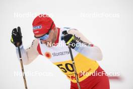 16.12.2023, Trondheim, Norway (NOR): Jason Rueesch (SUI) - FIS world cup cross-country, skiathlon, Trondheim (NOR). www.nordicfocus.com. © Modica/NordicFocus. Every downloaded picture is fee-liable.