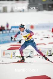 16.12.2023, Trondheim, Norway (NOR): Scott Patterson (USA) - FIS world cup cross-country, skiathlon, Trondheim (NOR). www.nordicfocus.com. © Modica/NordicFocus. Every downloaded picture is fee-liable.