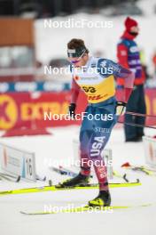 16.12.2023, Trondheim, Norway (NOR): James Clinton Schoonmaker (USA) - FIS world cup cross-country, skiathlon, Trondheim (NOR). www.nordicfocus.com. © Modica/NordicFocus. Every downloaded picture is fee-liable.
