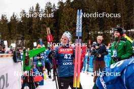 31.12.2023, Toblach, Italy (ITA): Jessie Diggins (USA) - FIS world cup cross-country, tour de ski, 10km, Toblach (ITA). www.nordicfocus.com. © Modica/NordicFocus. Every downloaded picture is fee-liable.