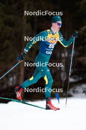 31.12.2023, Toblach, Italy (ITA): Seve De Campo (AUS) - FIS world cup cross-country, tour de ski, 10km, Toblach (ITA). www.nordicfocus.com. © Modica/NordicFocus. Every downloaded picture is fee-liable.