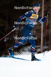 31.12.2023, Toblach, Italy (ITA): Jules Chappaz (FRA) - FIS world cup cross-country, tour de ski, 10km, Toblach (ITA). www.nordicfocus.com. © Modica/NordicFocus. Every downloaded picture is fee-liable.