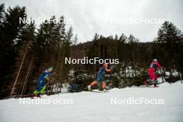 31.12.2023, Toblach, Italy (ITA): Eva Urevc (SLO), Kristin Austgulen Fosnaes (NOR), (l-r)  - FIS world cup cross-country, tour de ski, 10km, Toblach (ITA). www.nordicfocus.com. © Modica/NordicFocus. Every downloaded picture is fee-liable.