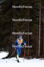 31.12.2023, Toblach, Italy (ITA): Ivan Lyuft (KAZ) - FIS world cup cross-country, tour de ski, 10km, Toblach (ITA). www.nordicfocus.com. © Modica/NordicFocus. Every downloaded picture is fee-liable.