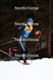 31.12.2023, Toblach, Italy (ITA): Anian Sossau (GER) - FIS world cup cross-country, tour de ski, 10km, Toblach (ITA). www.nordicfocus.com. © Modica/NordicFocus. Every downloaded picture is fee-liable.