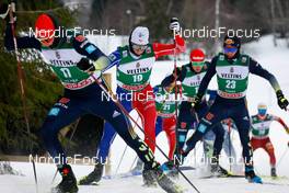 08.01.2023, Otepaeae, Estonia (EST): Matteo Baud (FRA) - FIS world cup nordic combined men, individual gundersen HS97/10km, Otepaeae (EST). www.nordicfocus.com. © Volk/NordicFocus. Every downloaded picture is fee-liable.