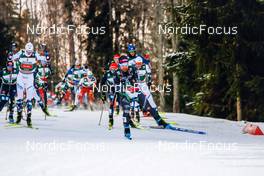 07.01.2023, Otepaeae, Estonia (EST): Alessandro Pittin (ITA) - FIS world cup nordic combined men, mass HS97/10km, Otepaeae (EST). www.nordicfocus.com. © Volk/NordicFocus. Every downloaded picture is fee-liable.