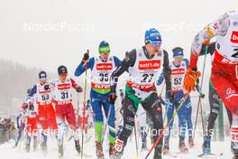 21.01.2023, Klingenthal, Germany (GER): Sora Yachi (JPN), Gasper Brecl (SLO), Aaron Kostner (ITA), (l-r)  - FIS world cup nordic combined men, individual gundersen HS140/10km, Klingenthal (GER). www.nordicfocus.com. © Volk/NordicFocus. Every downloaded picture is fee-liable.