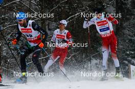 21.01.2023, Klingenthal, Germany (GER): Akito Watabe (JPN), Ryota Yamamoto (JPN), (l-r)  - FIS world cup nordic combined men, individual gundersen HS140/10km, Klingenthal (GER). www.nordicfocus.com. © Volk/NordicFocus. Every downloaded picture is fee-liable.