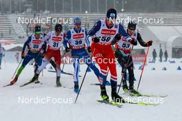 21.01.2023, Klingenthal, Germany (GER): Sora Yachi (JPN), Otto Niittykoski (FIN), Ondrej Pazout (CZE), (l-r)  - FIS world cup nordic combined men, individual gundersen HS140/10km, Klingenthal (GER). www.nordicfocus.com. © Volk/NordicFocus. Every downloaded picture is fee-liable.
