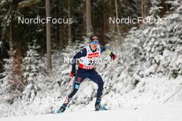 22.01.2023, Klingenthal, Germany (GER): Jakob Lange (GER) - FIS world cup nordic combined men, individual gundersen HS140/10km, Klingenthal (GER). www.nordicfocus.com. © Volk/NordicFocus. Every downloaded picture is fee-liable.