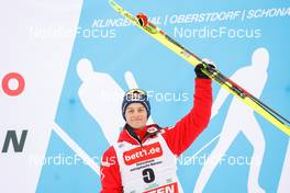 22.01.2023, Klingenthal, Germany (GER): Johannes Lamparter (AUT) - FIS world cup nordic combined men, individual gundersen HS140/10km, Klingenthal (GER). www.nordicfocus.com. © Volk/NordicFocus. Every downloaded picture is fee-liable.