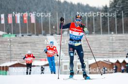 20.01.2023, Klingenthal, Germany (GER): Jakob Lange (GER) - FIS world cup nordic combined men, training, Klingenthal (GER). www.nordicfocus.com. © Volk/NordicFocus. Every downloaded picture is fee-liable.