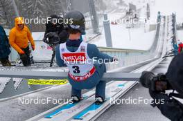 21.01.2023, Klingenthal, Germany (GER): Stephen Schumann (USA) - FIS world cup nordic combined men, training, Klingenthal (GER). www.nordicfocus.com. © Volk/NordicFocus. Every downloaded picture is fee-liable.