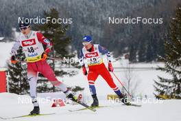 27.01.2023, Seefeld, Austria (AUT): Kodai Kimura (JPN), (l-r)  - FIS world cup nordic combined men, individual gundersen HS109/7.5km, Seefeld (AUT). www.nordicfocus.com. © Volk/NordicFocus. Every downloaded picture is fee-liable.