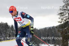 27.01.2023, Seefeld, Austria (AUT): Johannes Rydzek (GER) - FIS world cup nordic combined men, individual gundersen HS109/7.5km, Seefeld (AUT). www.nordicfocus.com. © Volk/NordicFocus. Every downloaded picture is fee-liable.