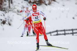 27.01.2023, Seefeld, Austria (AUT): Pascal Mueller (SUI) - FIS world cup nordic combined men, individual gundersen HS109/7.5km, Seefeld (AUT). www.nordicfocus.com. © Volk/NordicFocus. Every downloaded picture is fee-liable.