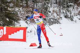 27.01.2023, Seefeld, Austria (AUT): Gael Blondeau (FRA) - FIS world cup nordic combined men, individual gundersen HS109/7.5km, Seefeld (AUT). www.nordicfocus.com. © Volk/NordicFocus. Every downloaded picture is fee-liable.