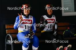 27.01.2023, Seefeld, Austria (AUT): Kodai Kimura (JPN), Yuya Yamamoto (JPN), Sora Yachi (JPN) - FIS world cup nordic combined men, individual gundersen HS109/7.5km, Seefeld (AUT). www.nordicfocus.com. © Volk/NordicFocus. Every downloaded picture is fee-liable.