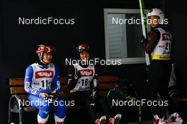27.01.2023, Seefeld, Austria (AUT): Kodai Kimura (JPN), Yuya Yamamoto (JPN), Sora Yachi (JPN) - FIS world cup nordic combined men, individual gundersen HS109/7.5km, Seefeld (AUT). www.nordicfocus.com. © Volk/NordicFocus. Every downloaded picture is fee-liable.