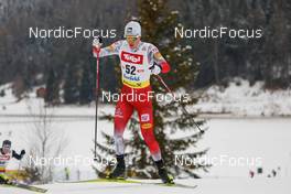 27.01.2023, Seefeld, Austria (AUT): Marc Luis Rainer (AUT) - FIS world cup nordic combined men, individual gundersen HS109/7.5km, Seefeld (AUT). www.nordicfocus.com. © Volk/NordicFocus. Every downloaded picture is fee-liable.