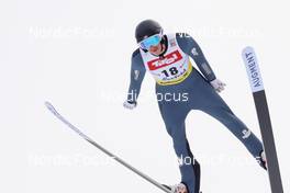27.01.2023, Seefeld, Austria (AUT): Jared Shumate (USA) - FIS world cup nordic combined men, individual gundersen HS109/7.5km, Seefeld (AUT). www.nordicfocus.com. © Volk/NordicFocus. Every downloaded picture is fee-liable.