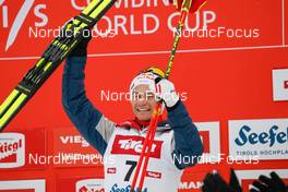 27.01.2023, Seefeld, Austria (AUT): Johannes Lamparter (AUT) - FIS world cup nordic combined men, individual gundersen HS109/7.5km, Seefeld (AUT). www.nordicfocus.com. © Volk/NordicFocus. Every downloaded picture is fee-liable.