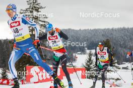 27.01.2023, Seefeld, Austria (AUT): Raffaele Buzzi (ITA), Samuel Costa (ITA), (l-r)  - FIS world cup nordic combined men, individual gundersen HS109/7.5km, Seefeld (AUT). www.nordicfocus.com. © Volk/NordicFocus. Every downloaded picture is fee-liable.