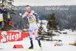 27.01.2023, Seefeld, Austria (AUT): Espen Andersen (NOR) - FIS world cup nordic combined men, individual gundersen HS109/7.5km, Seefeld (AUT). www.nordicfocus.com. © Volk/NordicFocus. Every downloaded picture is fee-liable.