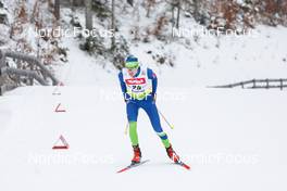 27.01.2023, Seefeld, Austria (AUT): Gasper Brecl (SLO) - FIS world cup nordic combined men, individual gundersen HS109/7.5km, Seefeld (AUT). www.nordicfocus.com. © Volk/NordicFocus. Every downloaded picture is fee-liable.