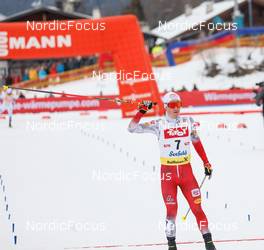 27.01.2023, Seefeld, Austria (AUT): Johannes Lamparter (AUT) - FIS world cup nordic combined men, individual gundersen HS109/7.5km, Seefeld (AUT). www.nordicfocus.com. © Volk/NordicFocus. Every downloaded picture is fee-liable.