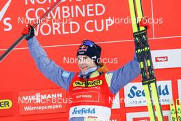 28.01.2023, Seefeld, Austria (AUT): Vinzenz Geiger (GER) - FIS world cup nordic combined men, individual gundersen HS109/10km, Seefeld (AUT). www.nordicfocus.com. © Volk/NordicFocus. Every downloaded picture is fee-liable.
