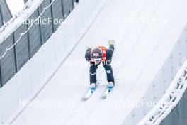 28.01.2023, Seefeld, Austria (AUT): Gael Blondeau (FRA) - FIS world cup nordic combined men, individual gundersen HS109/10km, Seefeld (AUT). www.nordicfocus.com. © Volk/NordicFocus. Every downloaded picture is fee-liable.