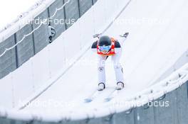 28.01.2023, Seefeld, Austria (AUT): Jared Shumate (USA) - FIS world cup nordic combined men, individual gundersen HS109/10km, Seefeld (AUT). www.nordicfocus.com. © Volk/NordicFocus. Every downloaded picture is fee-liable.