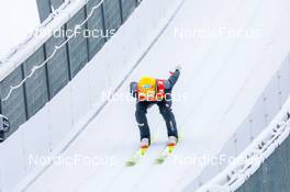 28.01.2023, Seefeld, Austria (AUT): Aaron Kostner (ITA) - FIS world cup nordic combined men, individual gundersen HS109/10km, Seefeld (AUT). www.nordicfocus.com. © Volk/NordicFocus. Every downloaded picture is fee-liable.