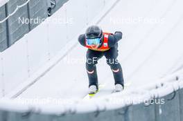 28.01.2023, Seefeld, Austria (AUT): Fabio Obermeyr (AUT) - FIS world cup nordic combined men, individual gundersen HS109/10km, Seefeld (AUT). www.nordicfocus.com. © Volk/NordicFocus. Every downloaded picture is fee-liable.